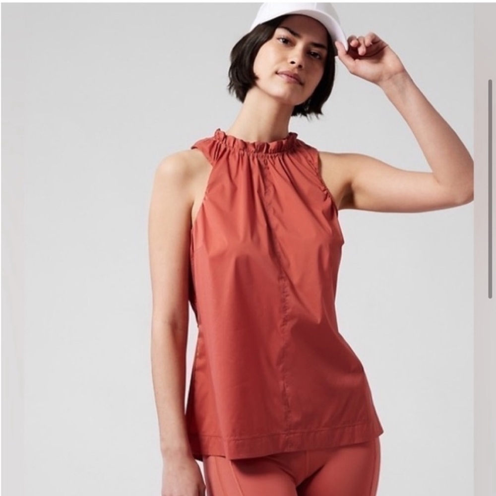 Athleta Levitate Tank size S muted red